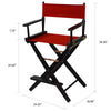 American Trails Extra-Wide Premium 24''  Directors Chair Black Frame W/Red Color Cover