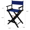 American Trails Extra-Wide Premium 24''  Directors Chair Black Frame W/Royal Blue Color Cover