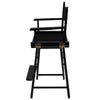 American Trails Extra-Wide Premium 24''  Directors Chair Black Frame W/Black Color Cover