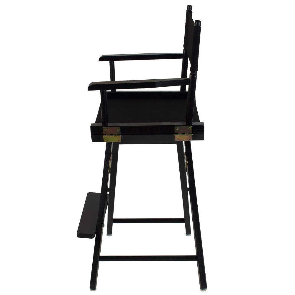 American Trails Extra-Wide Premium 24''  Directors Chair Black Frame W/Black Color Cover