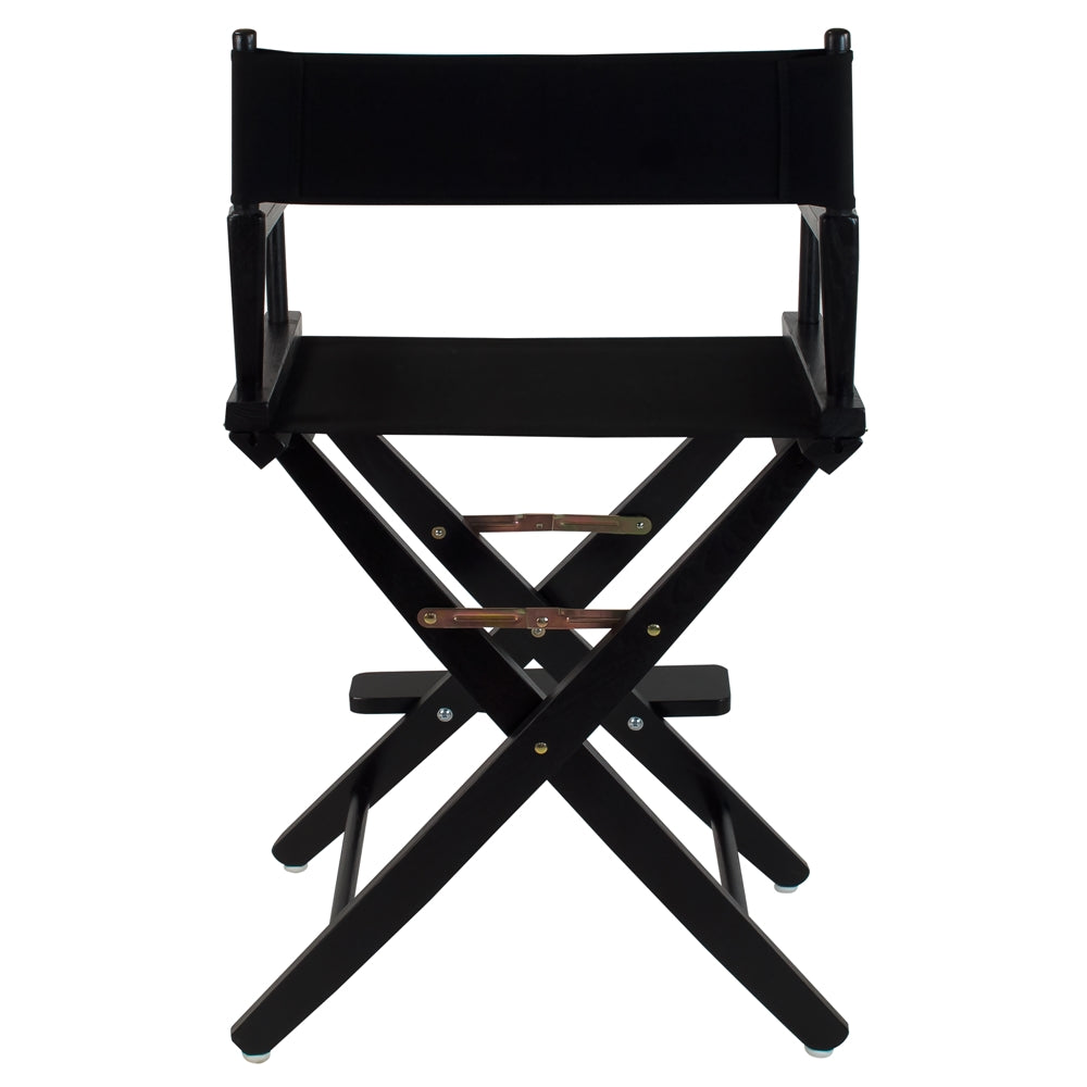 American Trails Extra-Wide Premium 24''  Directors Chair Black Frame W/Black Color Cover