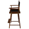 American Trails Extra-Wide Premium 24''  Directors Chair Mission Oak Frame W/Black Color Cover