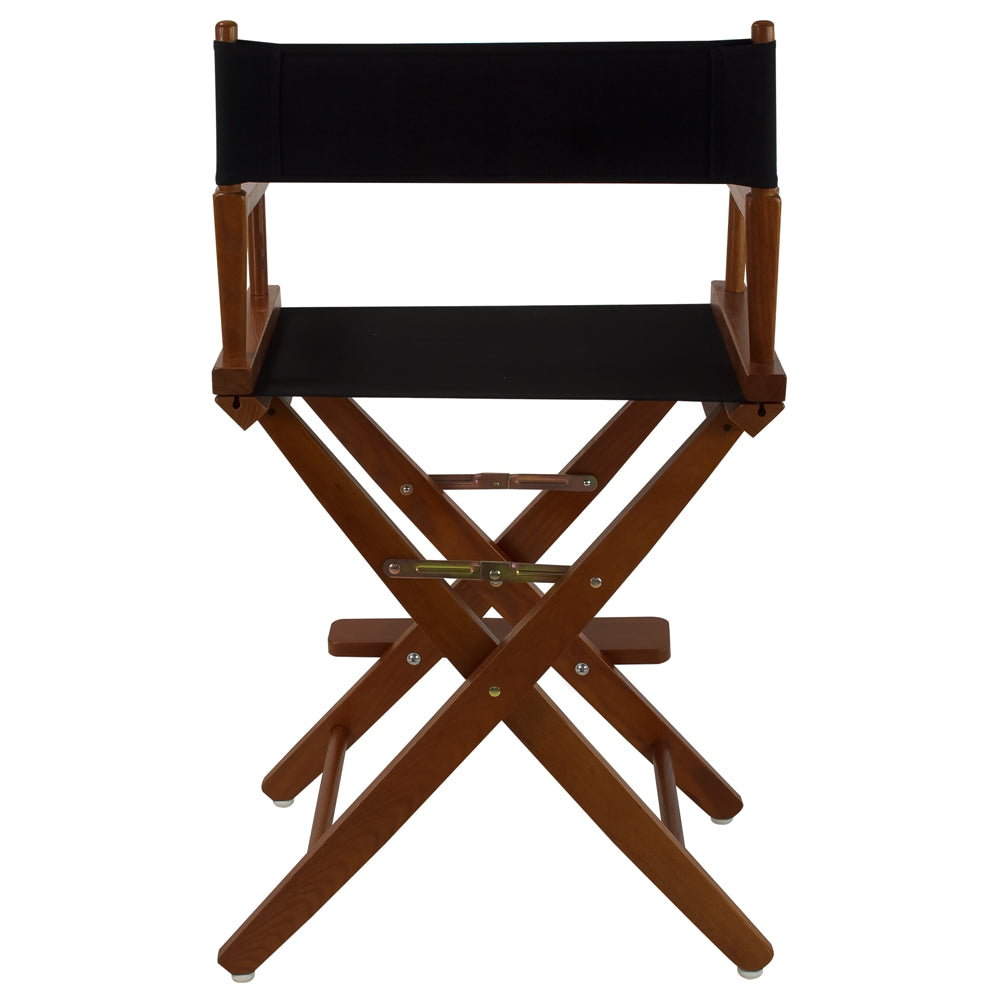 American Trails Extra-Wide Premium 24''  Directors Chair Mission Oak Frame W/Black Color Cover
