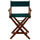 American Trails Extra-Wide Premium 24''  Directors Chair Mission Oak Frame W/Hunter Green Color Cover