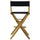 American Trails Extra-Wide Premium 30''  Directors Chair Natural Frame W/Navy Color Cover