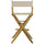 American Trails Extra-Wide Premium 30''  Directors Chair Natural Frame W/Natural Color Cover