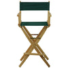 American Trails Extra-Wide Premium 30''  Directors Chair Natural Frame W/Hunter Green Color Cover