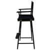 American Trails Extra-Wide Premium 30''  Directors Chair Black Frame W/Navy Color Cover