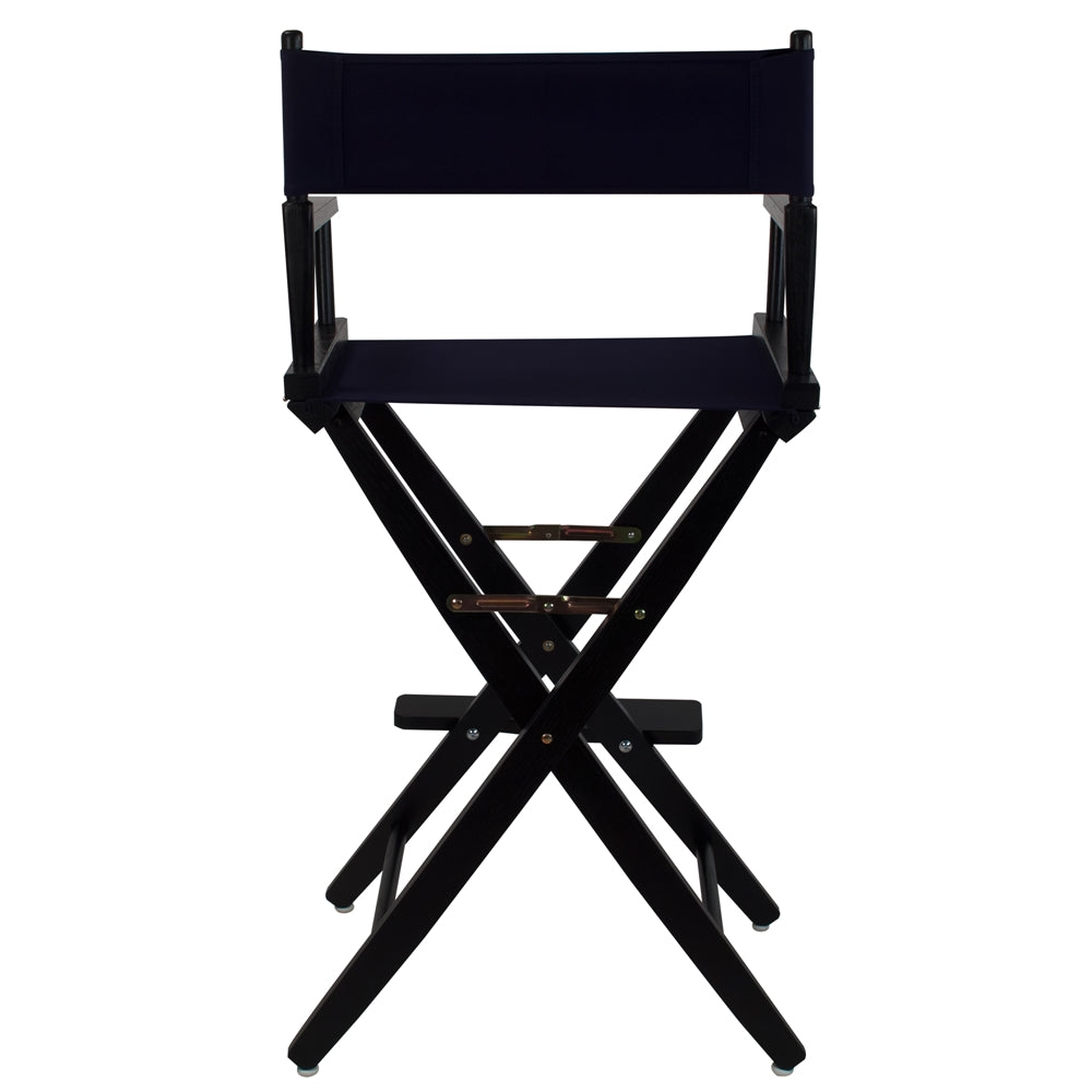 American Trails Extra-Wide Premium 30''  Directors Chair Black Frame W/Navy Color Cover