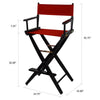 American Trails Extra-Wide Premium 30''  Directors Chair Black Frame W/Red Color Cover