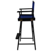 American Trails Extra-Wide Premium 30''  Directors Chair Black Frame W/Royal Blue Color Cover