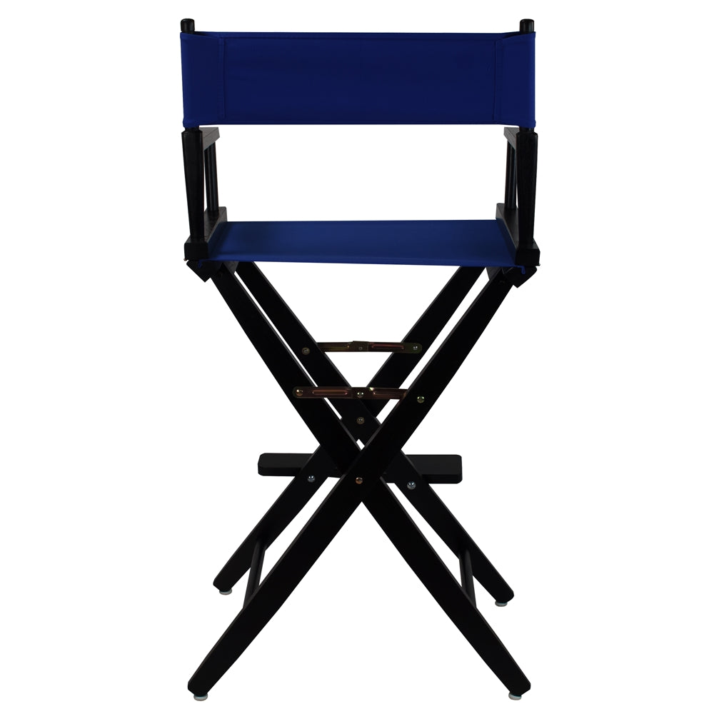 American Trails Extra-Wide Premium 30''  Directors Chair Black Frame W/Royal Blue Color Cover