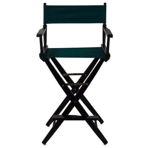 American Trails Extra-Wide Premium 30''  Directors Chair Black Frame W/Hunter Green Color Cover