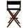American Trails Extra-Wide Premium 30''  Directors Chair Mission Oak Frame W/Navy Color Cover