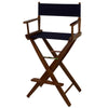 American Trails Extra-Wide Premium 30''  Directors Chair Mission Oak Frame W/Navy Color Cover