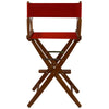 American Trails Extra-Wide Premium 30''  Directors Chair Mission Oak Frame W/Red Color Cover
