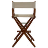American Trails Extra-Wide Premium 30''  Directors Chair Mission Oak Frame W/Natural Color Cover