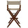 American Trails Extra-Wide Premium 30''  Directors Chair Mission Oak Frame W/Natural Color Cover