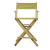 24'' Director's Chair Natural Frame-Olive Canvas - Casual Home