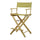 24'' Director's Chair Natural Frame-Olive Canvas - Casual Home