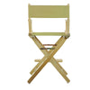 24'' Director's Chair Natural Frame-Olive Canvas - Casual Home