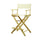 24'' Director's Chair Natural Frame-Natural/Wheat Canvas - Casual Home