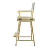 24'' Director's Chair Natural Frame-Gray Canvas - Casual Home