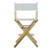 24'' Director's Chair Natural Frame-Gray Canvas - Casual Home