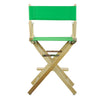 24'' Director's Chair Natural Frame-Green Canvas - Casual Home