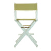 24'' Director's Chair White Frame-Olive Canvas - Casual Home