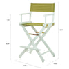 24'' Director's Chair White Frame-Olive Canvas - Casual Home