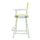 24'' Director's Chair White Frame-Yellow Canvas - Casual Home