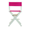 24'' Director's Chair White Frame-Magenta Canvas - Casual Home