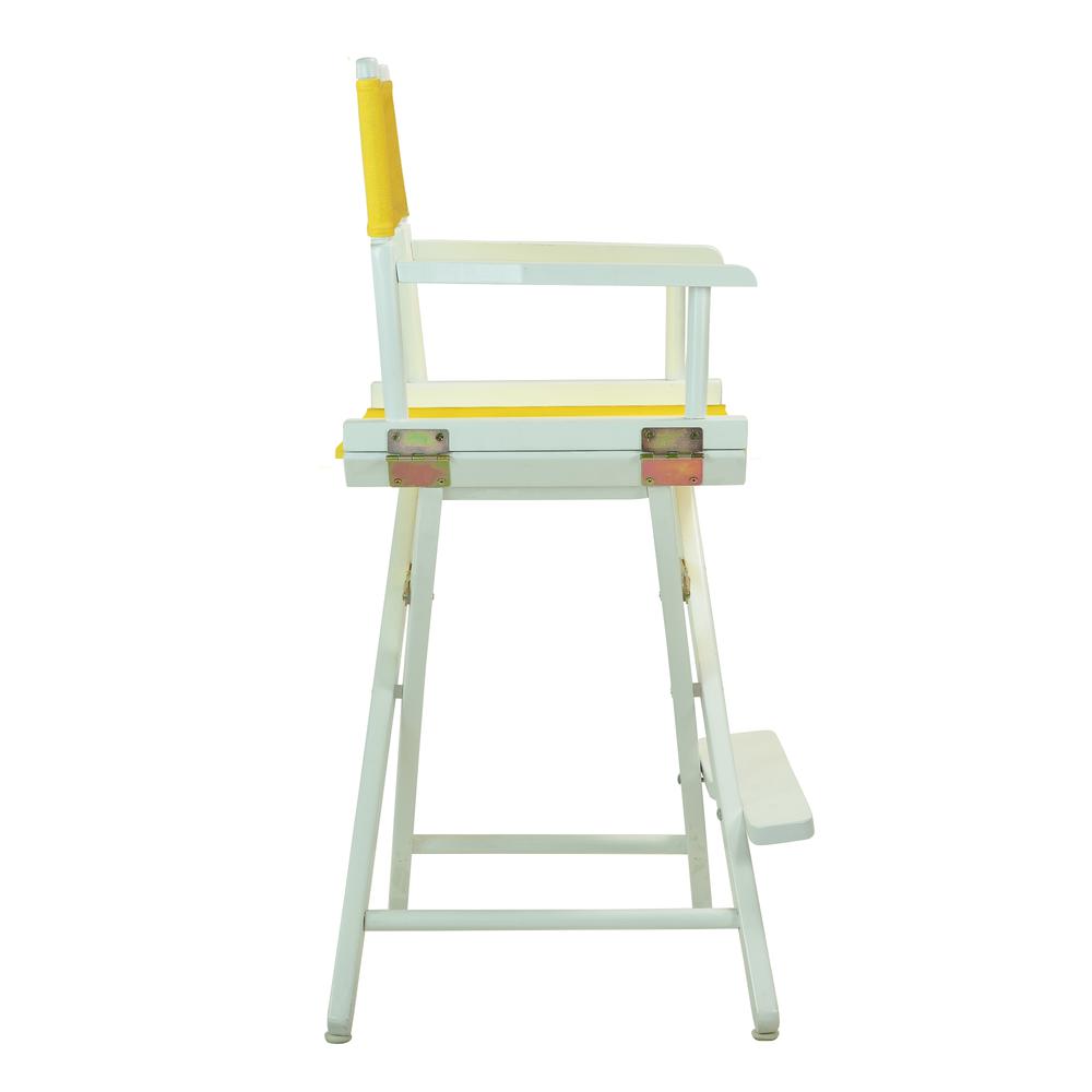 24'' Director's Chair White Frame-Gold Canvas - Casual Home