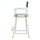 24'' Director's Chair White Frame-Purple Canvas - Casual Home
