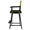 24'' Director's Chair Black Frame-Olive Canvas - Casual Home