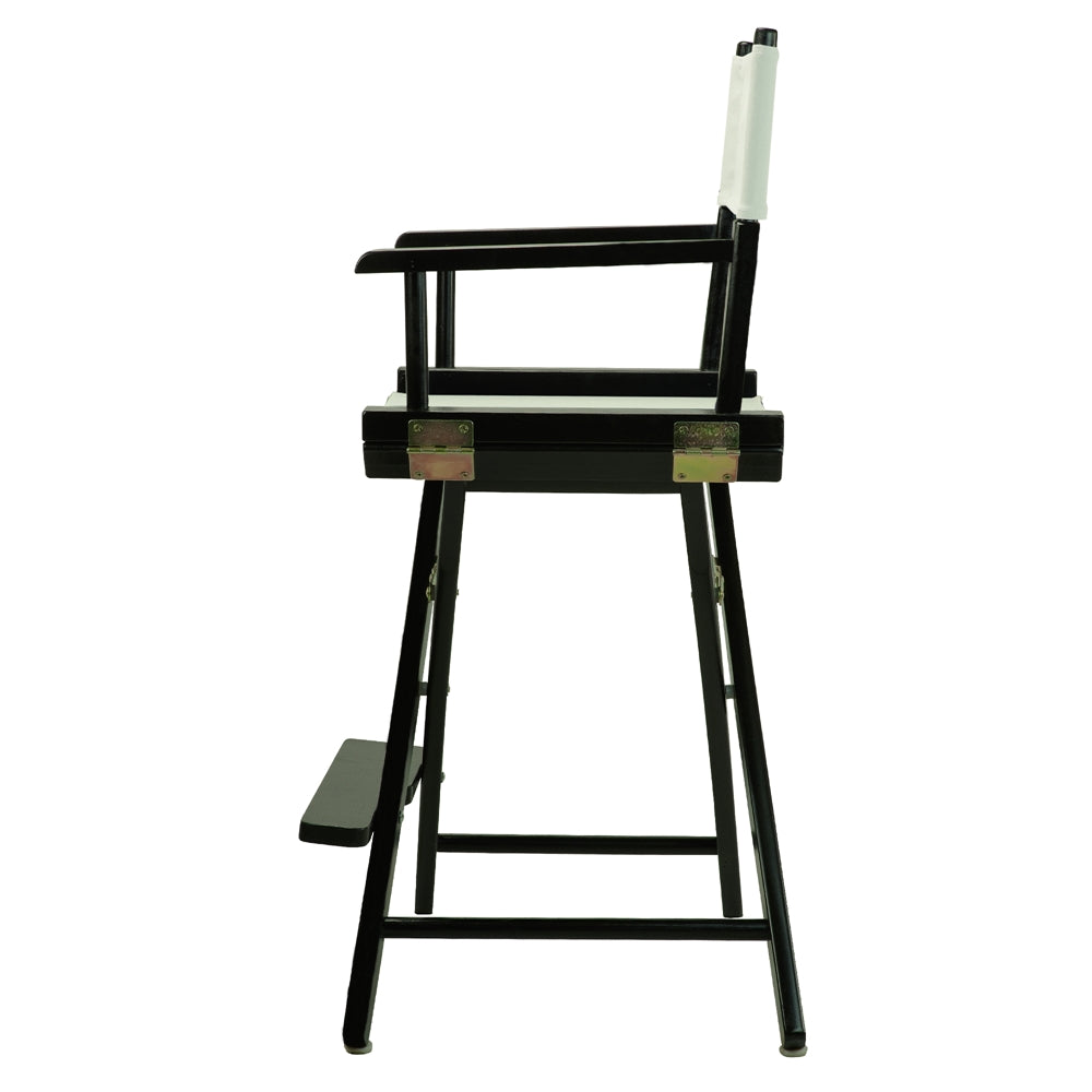 24'' Director's Chair Black Frame-Gray Canvas - Casual Home