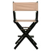24'' Director's Chair Black Frame-Tan Canvas - Casual Home