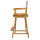 24'' Director's Chair Honey Oak Frame-Pink Canvas - Casual Home