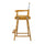 24'' Director's Chair Honey Oak Frame-White Canvas - Casual Home