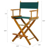 24'' Director's Chair Honey Oak Frame-Hunter Green Canvas - Casual Home