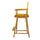 24'' Director's Chair Honey Oak Frame-Gold Canvas - Casual Home