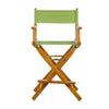 24'' Director's Chair Honey Oak Frame-Lime Green Canvas - Casual Home