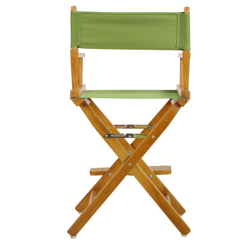 24'' Director's Chair Honey Oak Frame-Lime Green Canvas - Casual Home