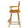 24'' Director's Chair Honey Oak Frame-Red Canvas - Casual Home