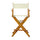 24'' Director's Chair Honey Oak Frame-Natural/Wheat Canvas - Casual Home