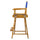 24'' Director's Chair Honey Oak Frame-Royal Blue Canvas - Casual Home