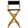 30'' Director's Chair Natural Frame-Navy Blue Canvas - Casual Home