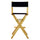 30'' Director's Chair Natural Frame-Navy Blue Canvas - Casual Home