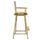 30'' Director's Chair Natural Frame-Pink Canvas - Casual Home